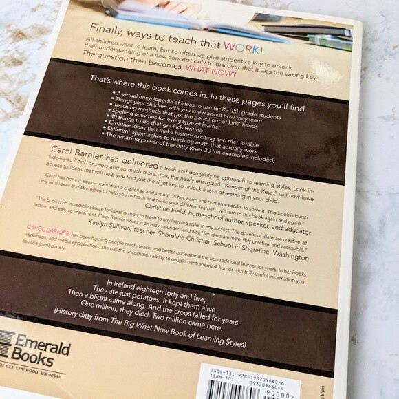 New The Big Book What Now Book of Learning Styles - Picture 4 of 7